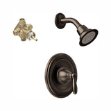 Brantford Single-Handle 1-Spray Posi-Temp Shower Faucet Trim Kit with Valve in Oil Rubbed Bronze (Valve Included)