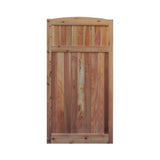 3 ft. x 6 ft. Western Red Cedar Arch Top Solid Lattice Fence Gate - Super Arbor