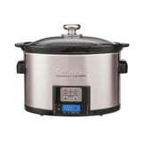 3.5 Qt. Brushed Stainless Programmable Slow Cooker