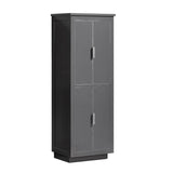 Avanity Allie/Austen 24-in W x 65-in H x 16-in D White Birch Freestanding Corner Linen Cabinet - Super Arbor