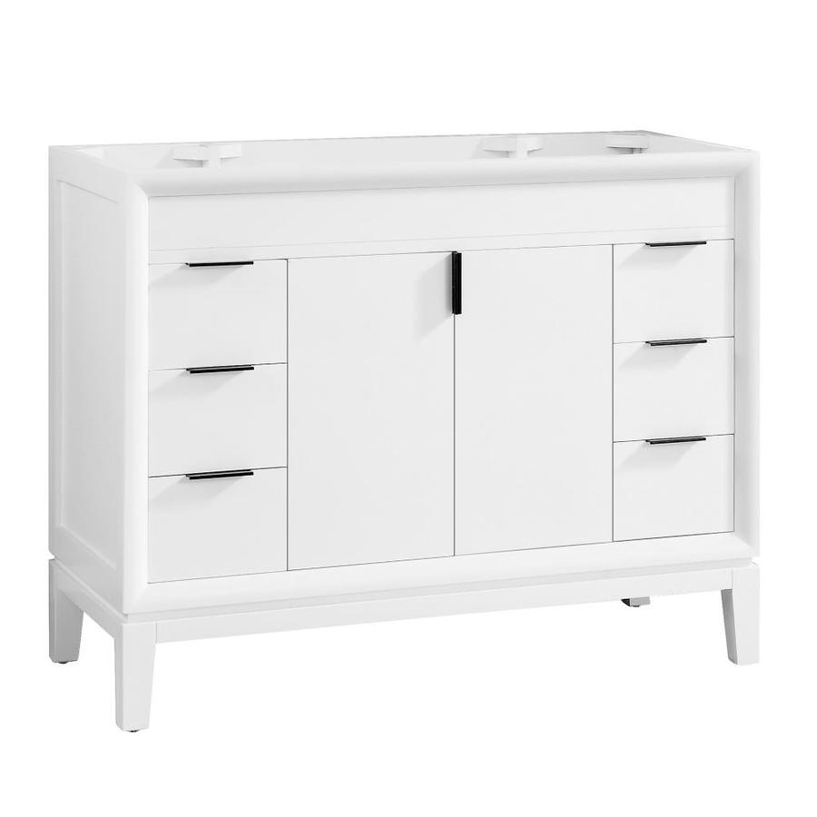 Avanity Emma 42-in Dove Gray Bathroom Vanity Cabinet - Super Arbor