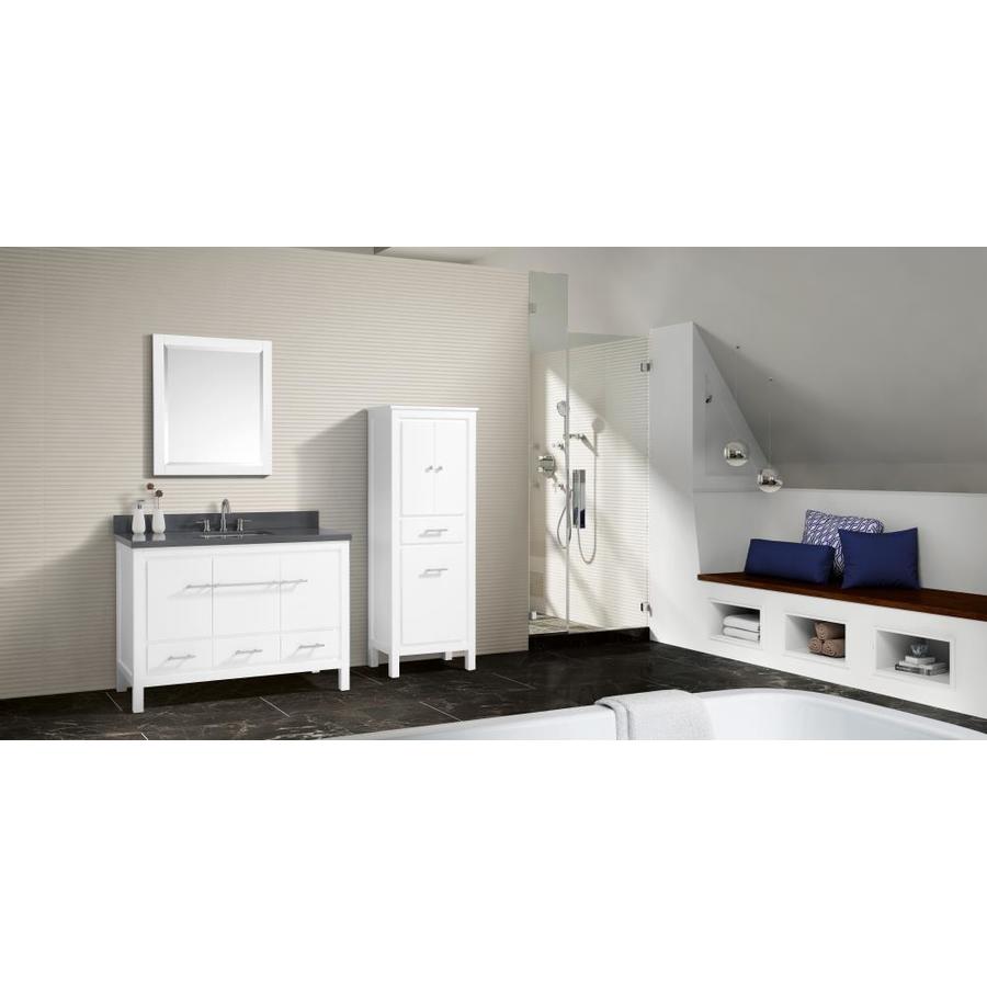 Avanity 49-in White Quartz Bathroom Vanity Top - Super Arbor