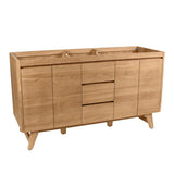 Avanity Coventry 60-in Gray Teak Bathroom Vanity Cabinet - Super Arbor