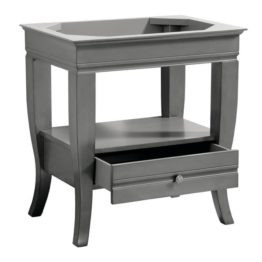 Avanity Milano 30-in Light Charcoal Bathroom Vanity Cabinet