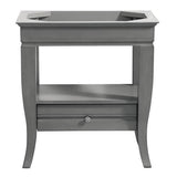 Avanity Milano 30-in Light Charcoal Bathroom Vanity Cabinet