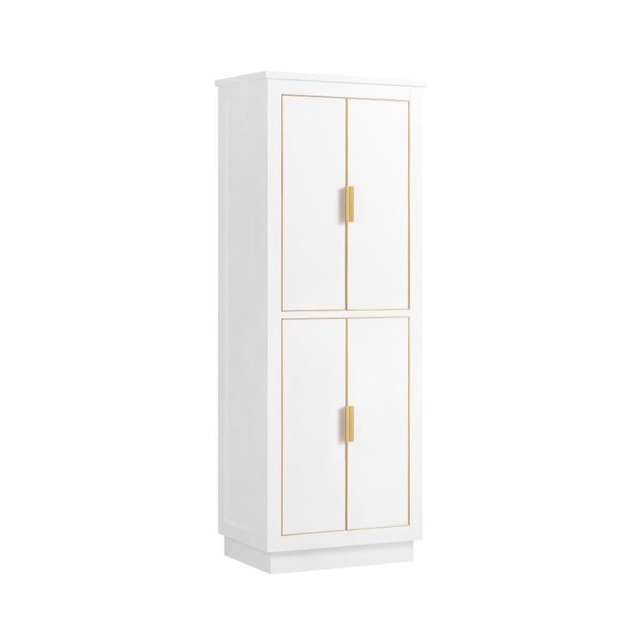 Avanity Allie/Austen 24-in W x 65-in H x 16-in D Twilight Gray Birch Freestanding Linen Cabinet - Super Arbor