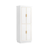 Avanity Allie/Austen 24-in W x 65-in H x 16-in D Twilight Gray Birch Freestanding Linen Cabinet - Super Arbor
