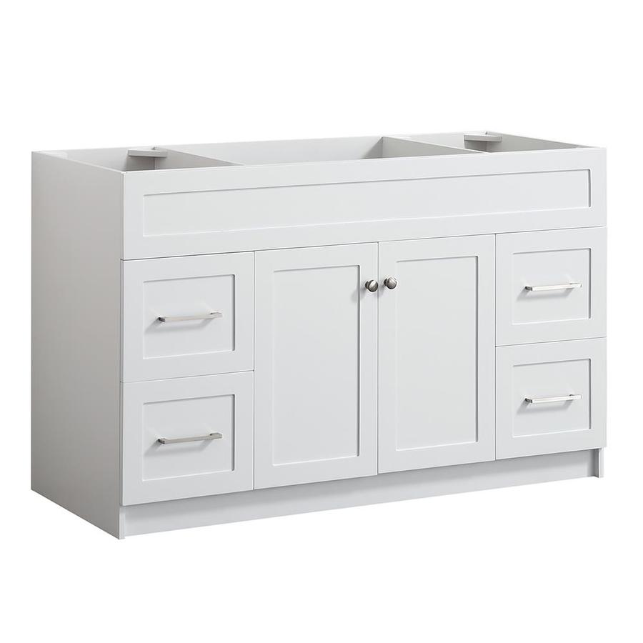 ARIEL Hamlet 54-in Grey Bathroom Vanity Cabinet - Super Arbor