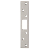 5-7/8 in. Satin Nickel Deadbolt Strike