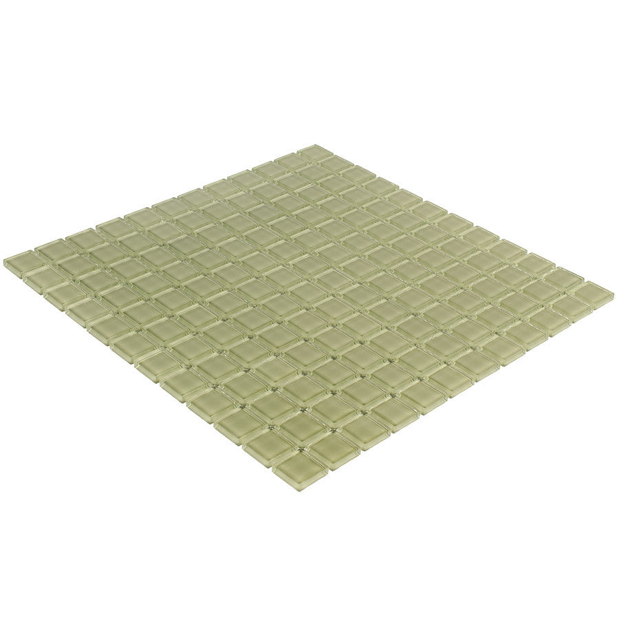 Elida Ceramica Ocean 12-in x 12-in Glossy Glass Uniform Squares Mosaic Wall Tile - Super Arbor
