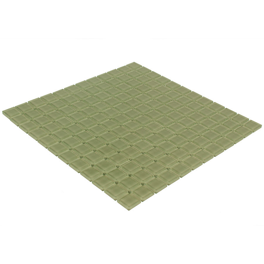 Elida Ceramica Ocean 12-in x 12-in Glossy Glass Uniform Squares Mosaic Wall Tile - Super Arbor