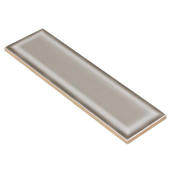 Boutique Ceramic Boutique Grey 3-in x 9-in Glazed Ceramic Subway Wall Tile