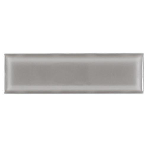 Boutique Ceramic Boutique Grey 3-in x 9-in Glazed Ceramic Subway Wall Tile
