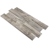 Elida Ceramica Ledgewood Stone 12-in x 24-in Glazed Porcelain Linear Wood Look Wall Tile