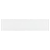 Elida Ceramica 3x12 Super White Glass 3-in x 12-in Glossy Glass Subway Wall Tile