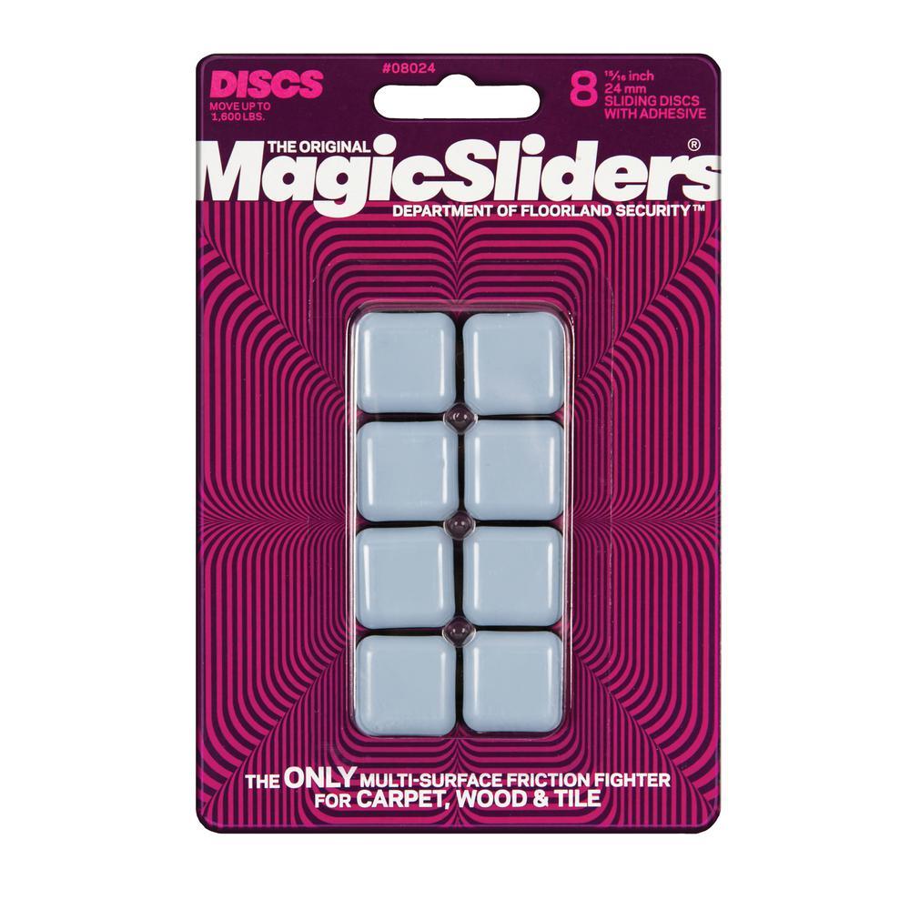 15/16 in. Square Sliders (8-Pack) - Super Arbor