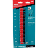 IMPACT XPS Socket Set Metric with Standard SA (10-Piece) - Super Arbor