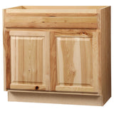 Hampton Assembled 24 x 34.5 x 21 in. Bathroom Vanity Base Cabinet in Natural Hickory