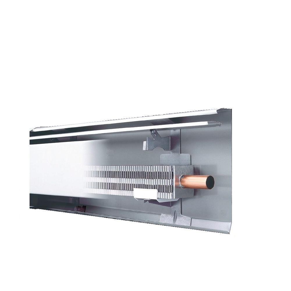 Fine/Line 30 3 ft. Hydronic Baseboard with Fully Assembled Element and Enclosure in Nu White - Super Arbor