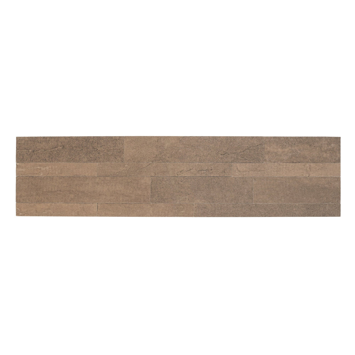 Achim Bolder Stone 6 in. x 24 in. Peel-and-Stick Vinyl Backsplash, Mocha – 6 Tiles/6 sq. ft.