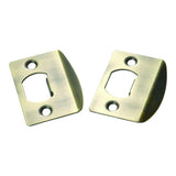 Satin Nickel Full Lip Door Strikes (2-Pack) - Super Arbor