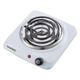 Single Burner 5 in. White Hot Plate with Temperature Control