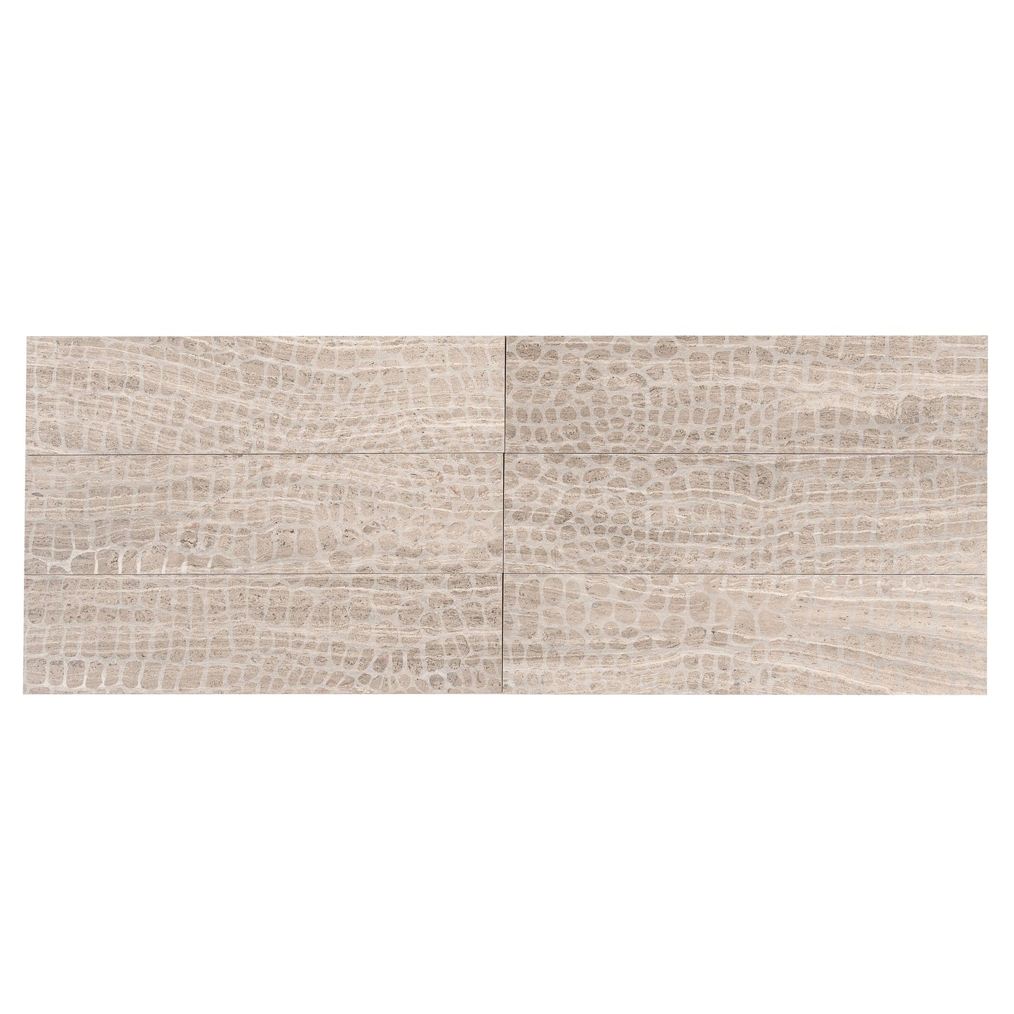 Apollo Tile Artisana Wooden Grey 3-in x 12-in Natural Natural stone Marble Wood look Floor and Wall Tile product image