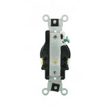 15 Amp Commercial Grade Tamper Resistant Single Outlet, White - Super Arbor