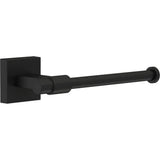 Maxted 3-Piece Bath Hardware Set with Towel Ring, Toilet Paper Holder and 24 in. Towel Bar in Matte Black - Super Arbor
