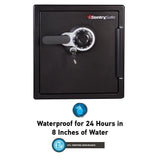 SFW123DTB 1.23 cu. ft. Fireproof Safe and Waterproof Safe with Dial Combination - Super Arbor