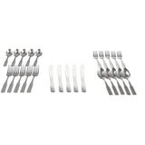Abbeville 61-Piece Flatware Set with Wire Caddy (Service for 12)