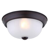 Project Source 6-Pack 10-in Painted Brushed Nickel Traditional Flush Mount Light - Super Arbor