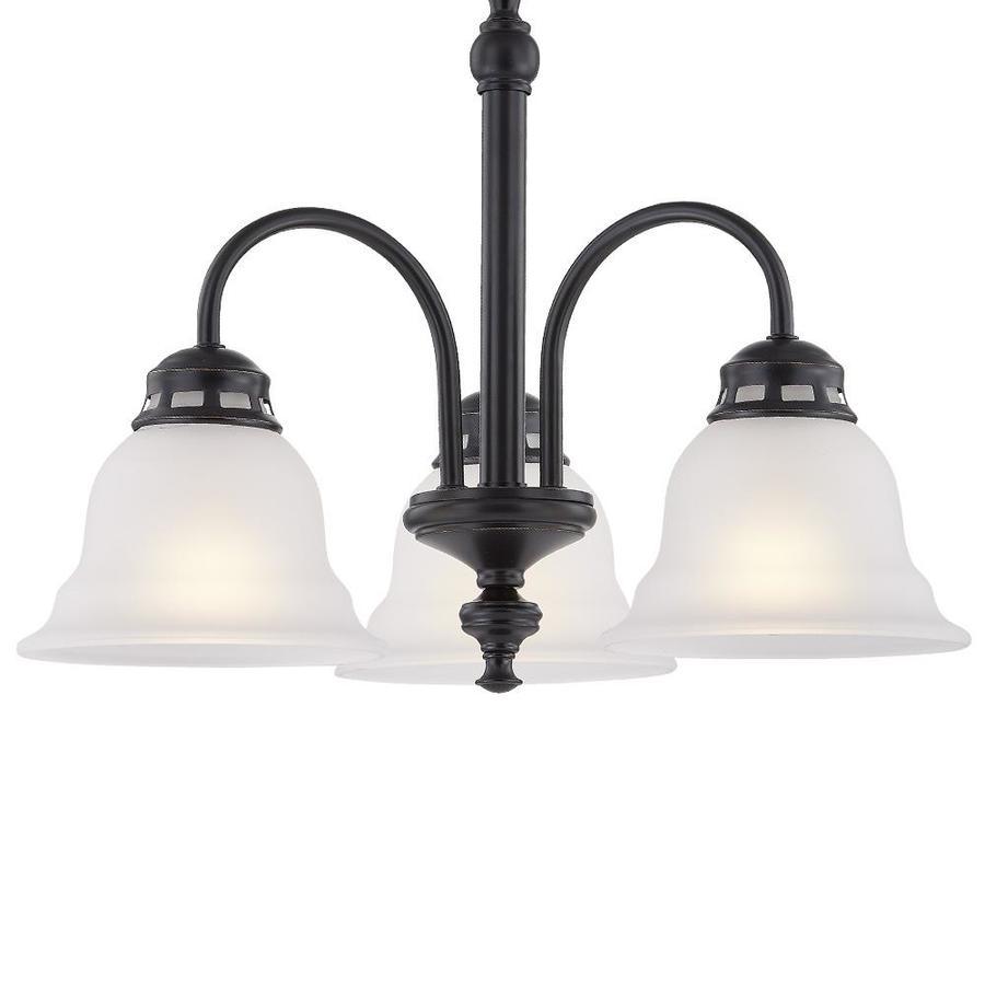 Project Source Fallsbrook 3-Light Brushed Nickel Traditional Chandelier - Super Arbor