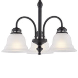 Project Source Fallsbrook 3-Light Brushed Nickel Traditional Chandelier - Super Arbor