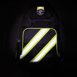 Tradesman Pro 14-3/8 in. High-Visibility Tool Bag Backpack, Black and Gray - Super Arbor