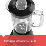 40 oz. 10-Speed Black Countertop Blender