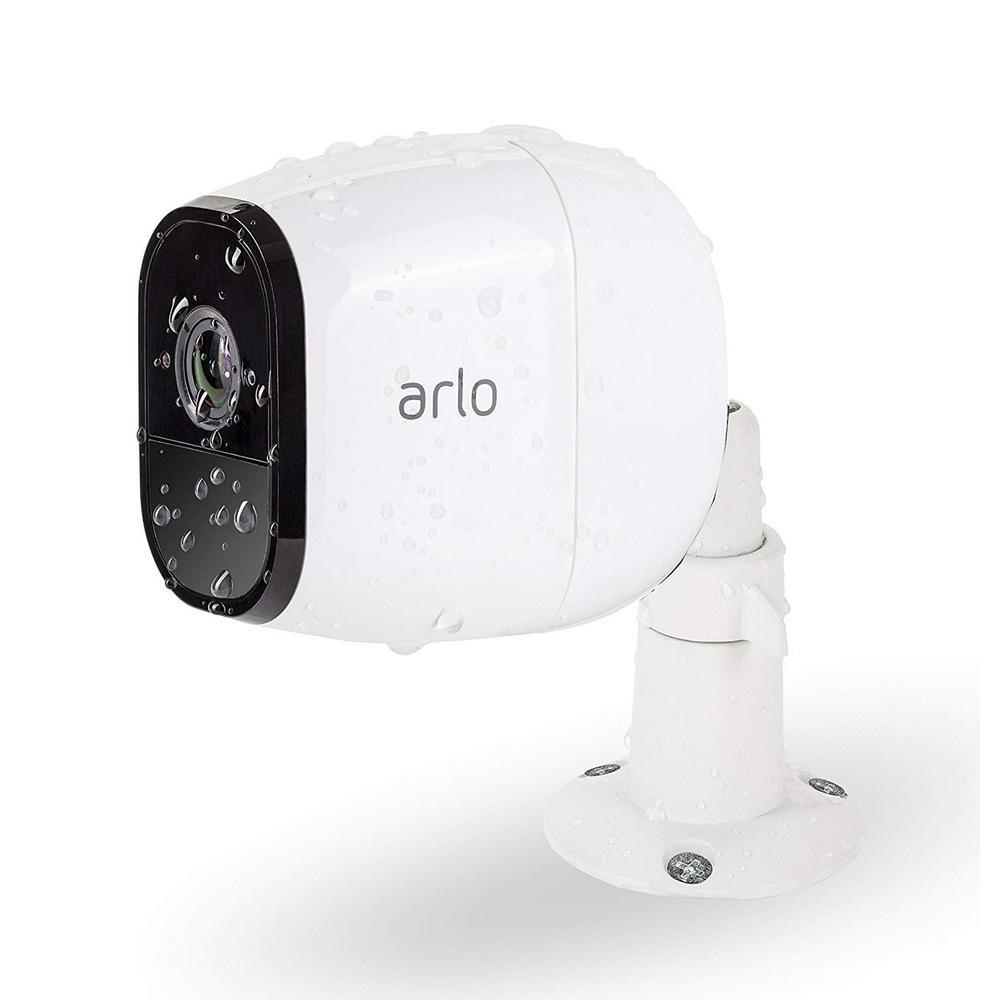 Security Wall Mount Adjustable Indoor/Outdoor for Arlo Pro, Pro 2, Pro 3, Pro 4, Ultra, Ultra 2 Cameras (3-Pack, White) - Super Arbor