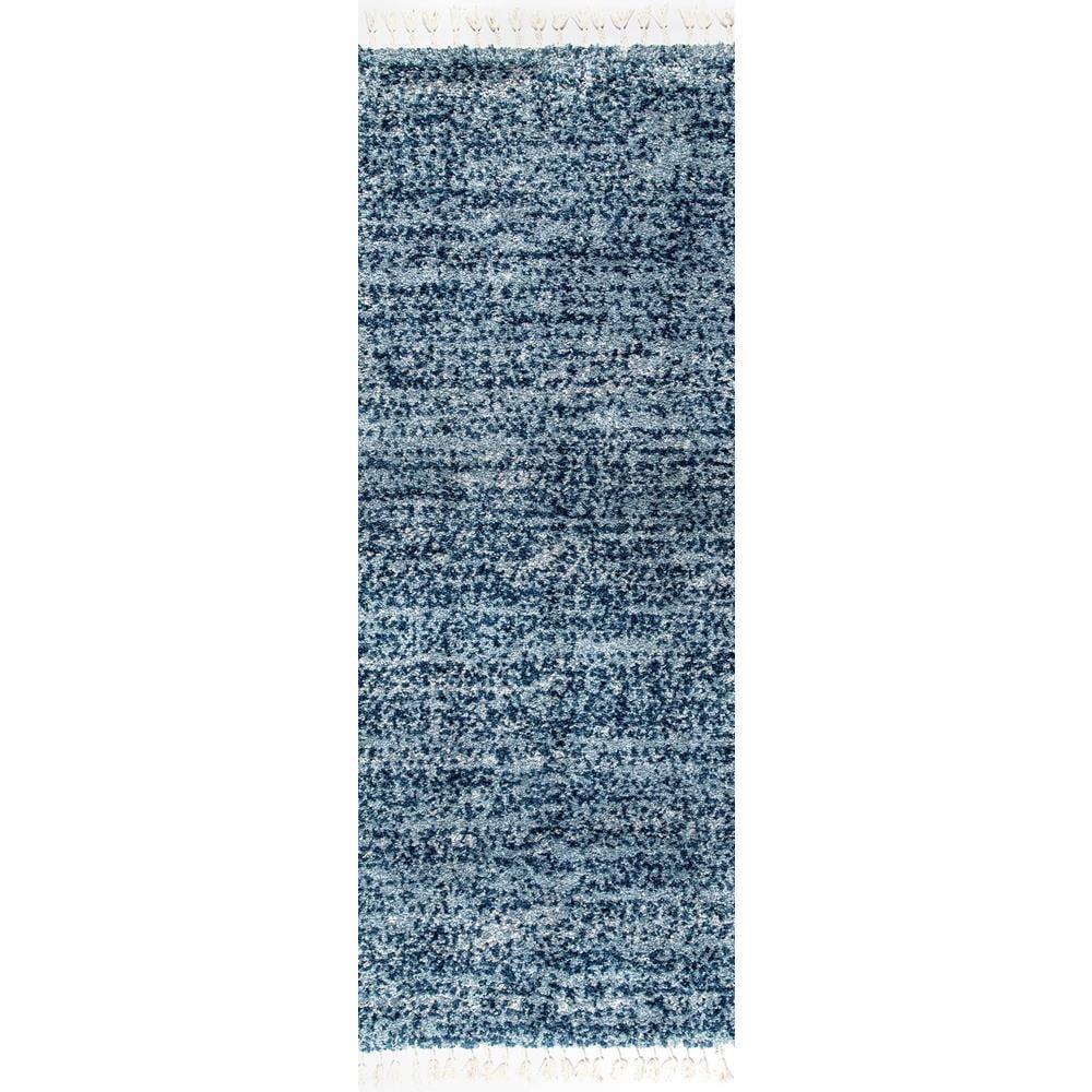 Contemporary Brooke Ivory 9 ft. x 12 ft. Shag Area Rug - Super Arbor