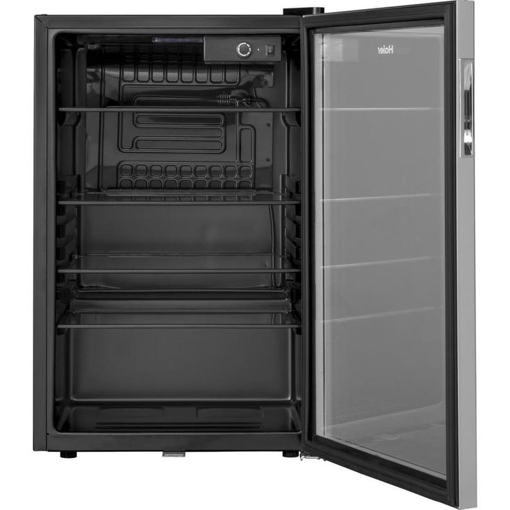 Haier 150-Can Capacity (4.36-cu ft) Residential Stainless Steel Freestanding Beverage Center