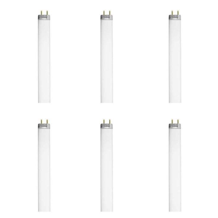 Feit Electric 18 in. 15-Watt T12 Cool White (4100K) G13 Linear Fluorescent Tube Light Bulb (6-Pack)