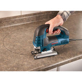 7 Amp Corded Variable Speed Top-Handle Jig Saw Kit with Case and Bonus T-Shank Jig Saw Blades (15-Pack)