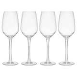 Hudson 4-Piece Tritan Acrylic 13 oz. White Wine Glass Set