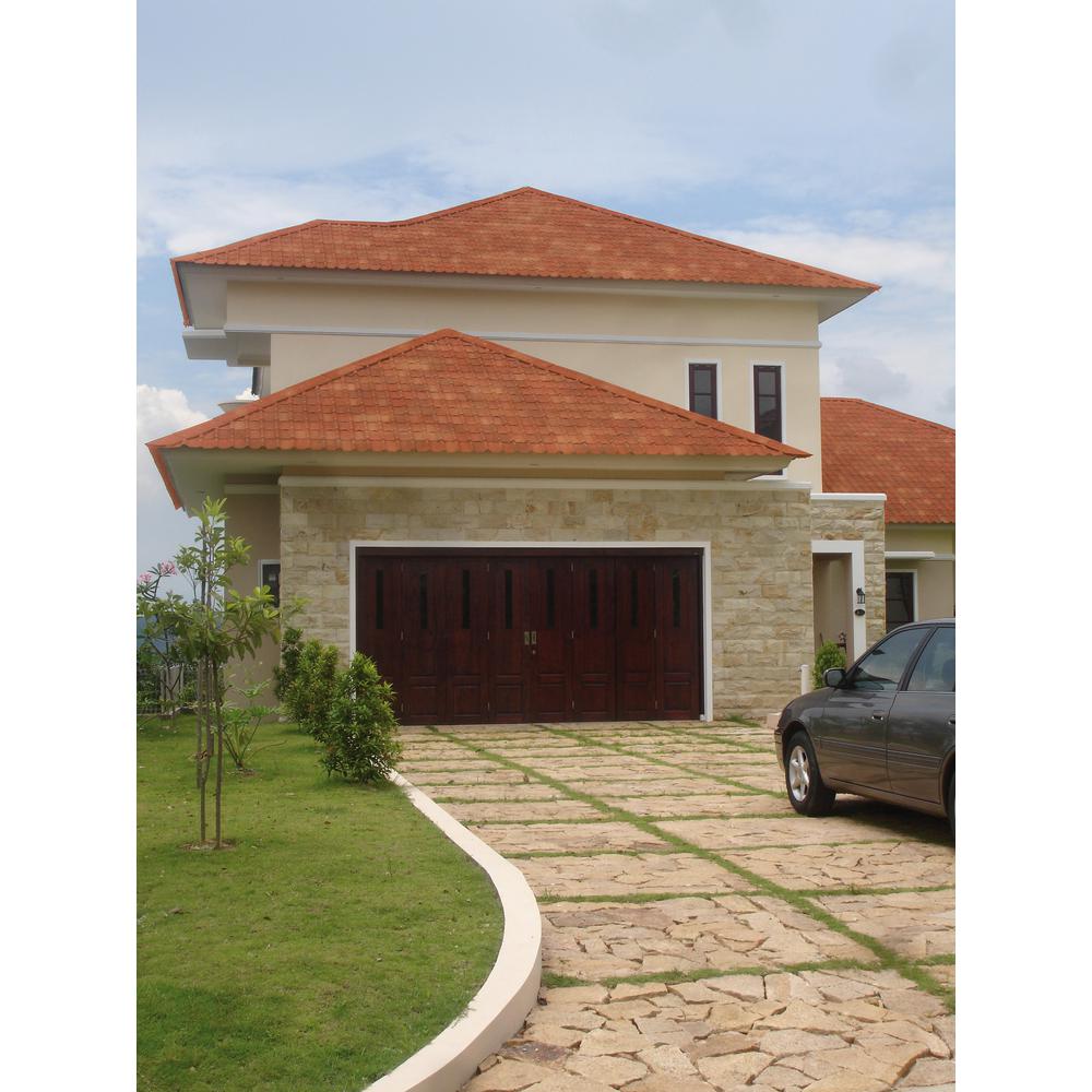 42 in. x 16 in. x 1.6 in. Terracotta Asphalt Architectural Shingles(33.33 sq.ft.per Bundle) (10 Pieces) - Super Arbor