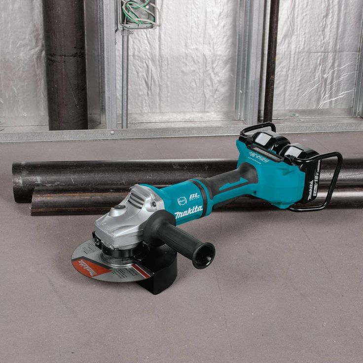 18V X2 LXT (36V) Brushless 7 in. Paddle Switch Cut-Off/Angle Grinder Kit 5.0Ah with bonus Hubbed Grinding Wheel, 10/pk