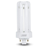 26-Watt Equivalent PL CFLNI Triple Tube 4-Pin GX24Q-3 Base Compact Fluorescent CFL Light Bulb, Soft White 2700K (1-Bulb)