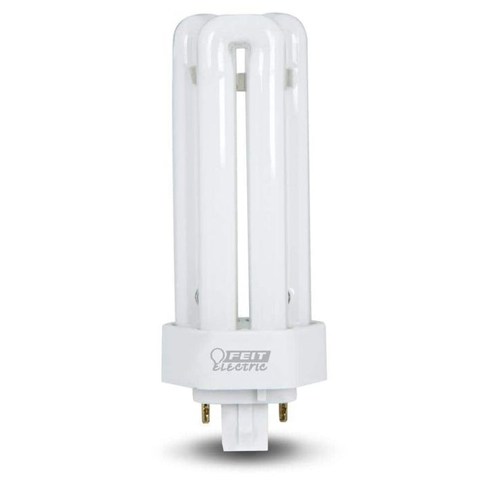 26W Equiv PL CFLNI Triple Tube 4-Pin Plug-in GX24Q-3 Base Compact Fluorescent CFL Light Bulb, Cool White 4100K