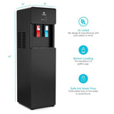 Touchless Bottom Loading Water Cooler Dispenser, Hot & Cold Water, UL/Energy Star- Black