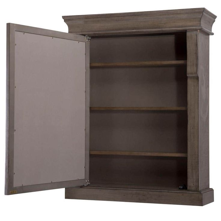Home Decorators Collection Naples 25 in. W x 31 in. H Rectangular Medicine Cabinet with Mirror