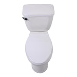 Author 2-piece 1.28 GPF Single Flush Elongated Toilet in White - Super Arbor