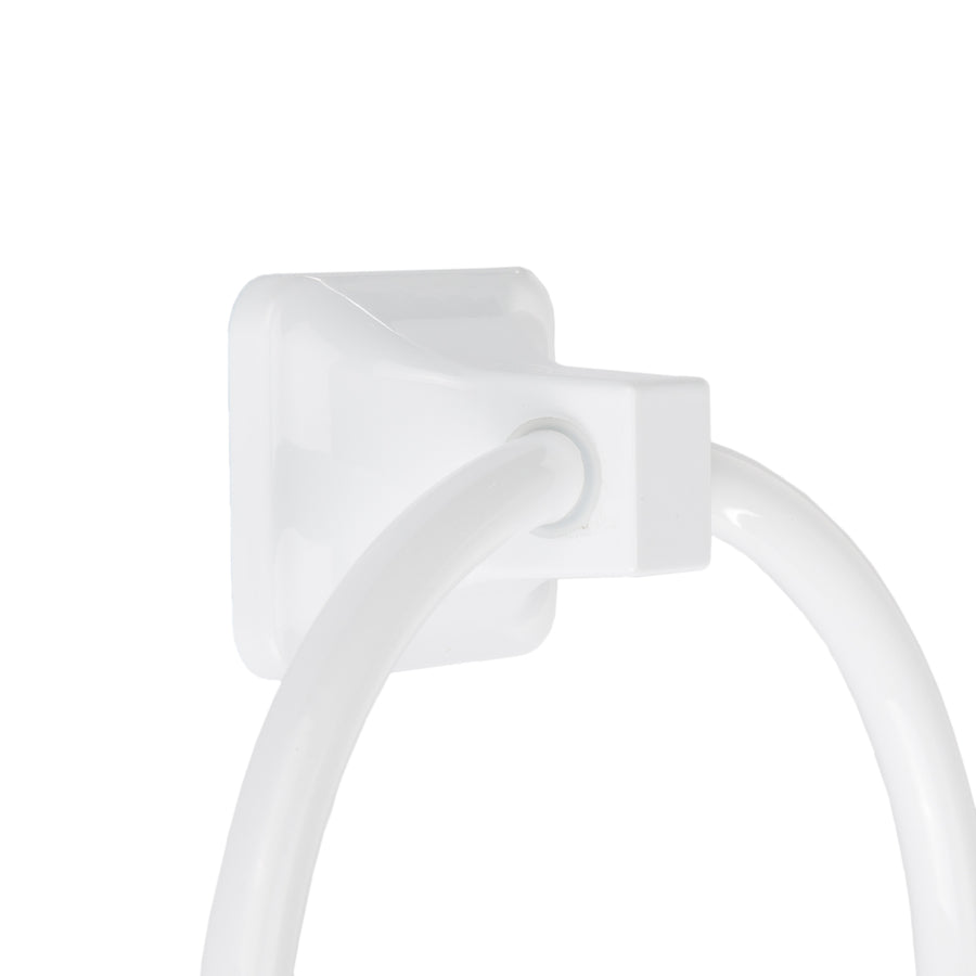 Project Source Seton Chrome Wall Mount Towel Ring - Super Arbor